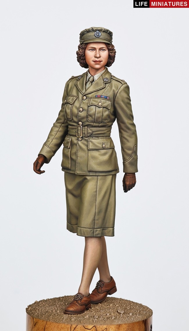 Princess Elizabeth, 2nd Subaltern in ATS, 1945 (1/16 scale)