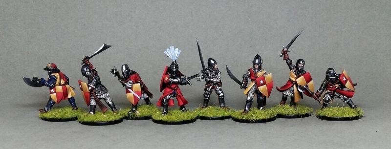 Knights/Men at Arms of Earl Oxford (Claymore Castings )