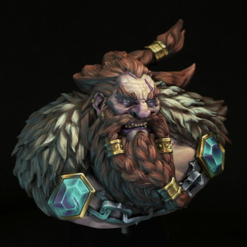 Dwarf Academic Bust - by Hera Models