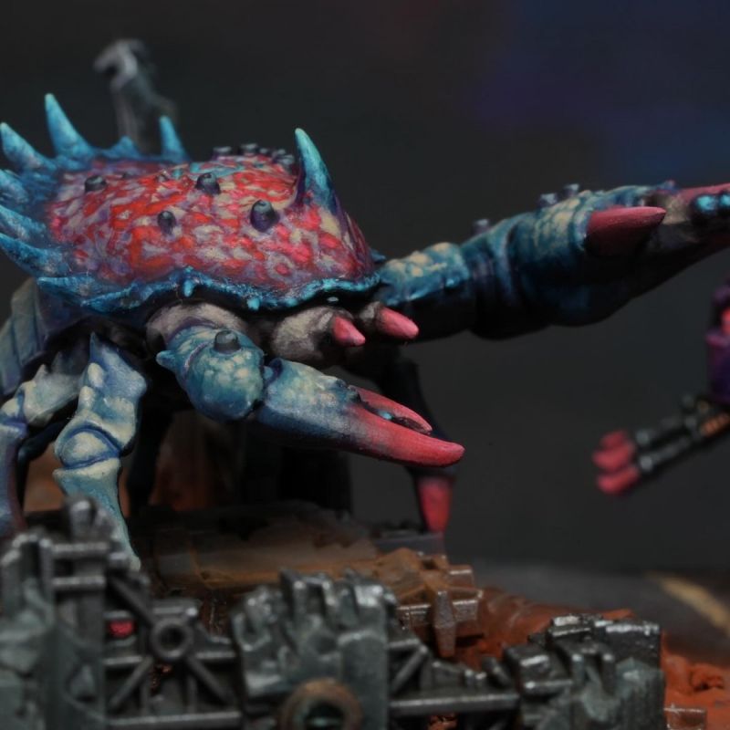 Attack of the Giant Crab - Warhammer Legions Imperialis Diorama