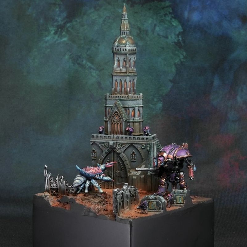 Attack of the Giant Crab - Warhammer Legions Imperialis Diorama