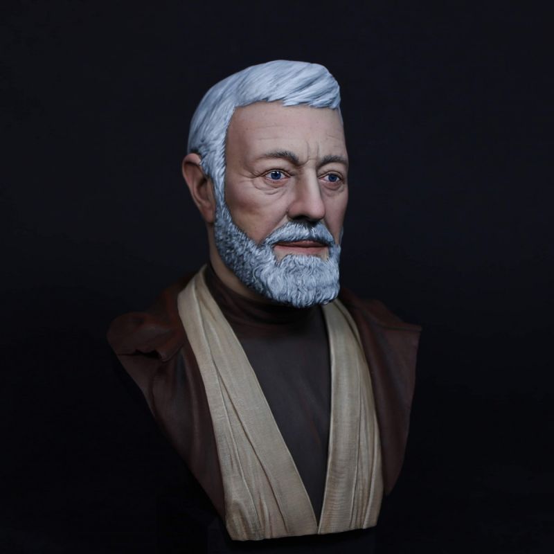 Sir Alec Guinness as Obi Wan Kenobe