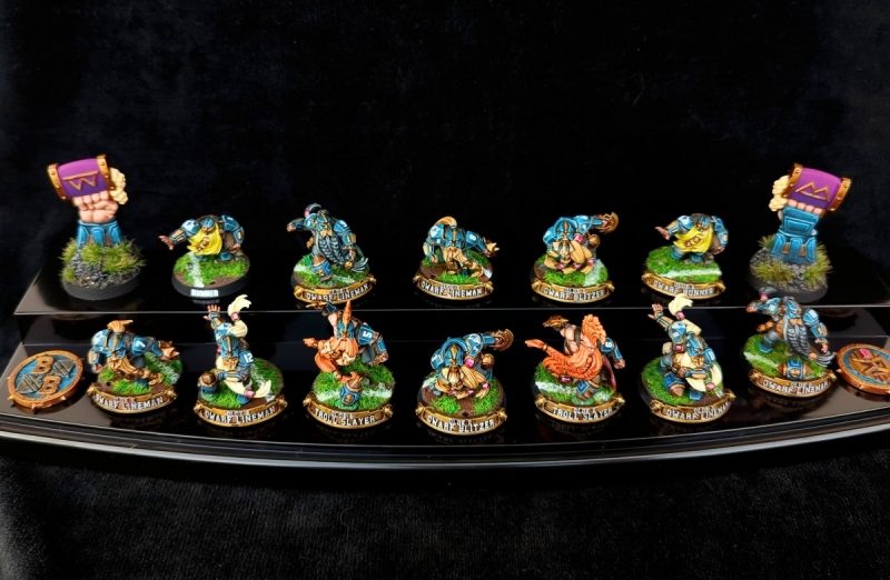 Blood Bowl Dwarf Team