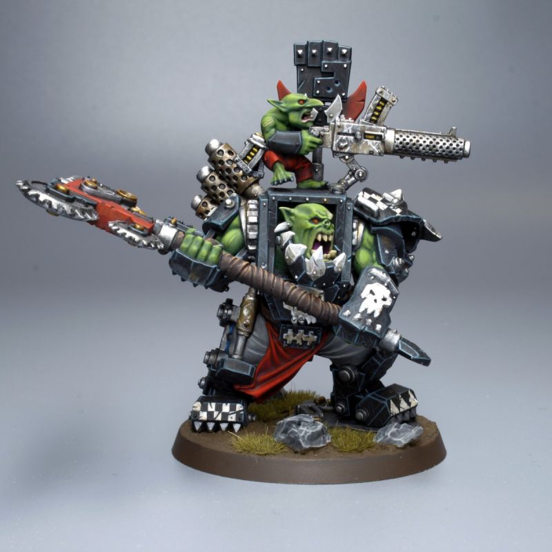 WARBOSS IN MEGA ARMOUR