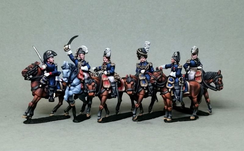 Staff officers, brigadier and divisional generals, marshals of the French Empire. (Perry miniatures)