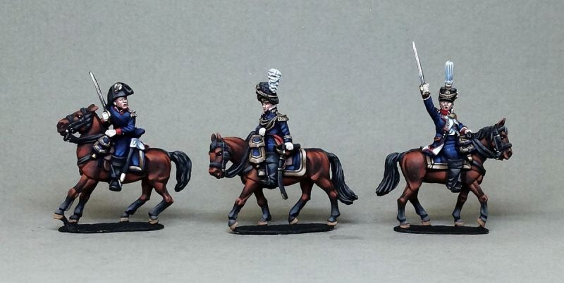 Staff officers, brigadier and divisional generals, marshals of the French Empire. (Perry miniatures)