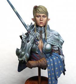 1:10 Bust of an elven swordswoman