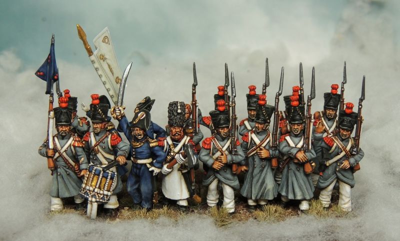 28 mm French Young Guard 1°Regiment of Tirailleurs