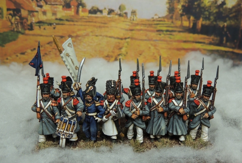 28 mm French Young Guard 1°Regiment of Tirailleurs