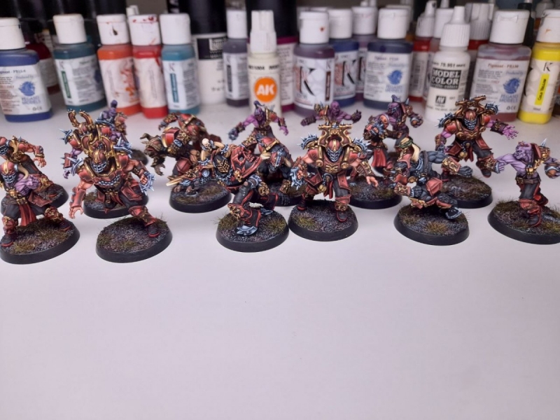 Chaos Khorne team - Blood Bowl