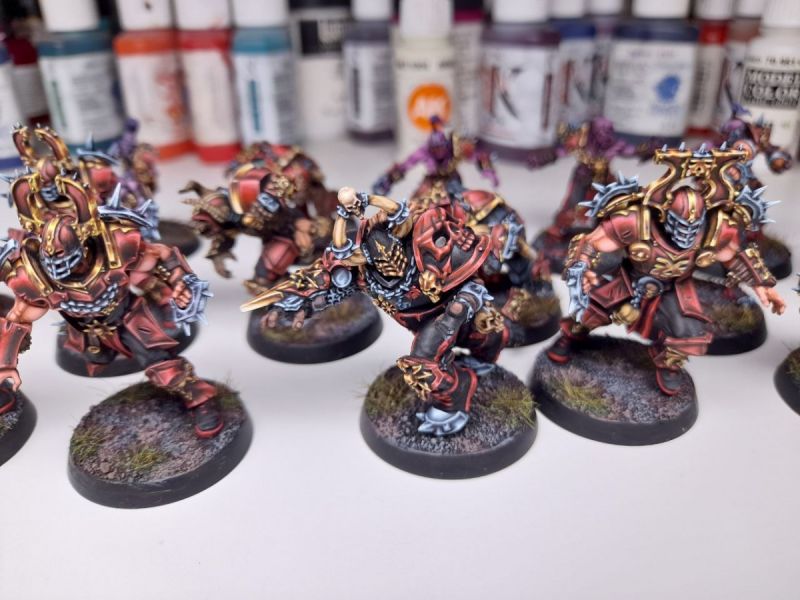 Chaos Khorne team - Blood Bowl