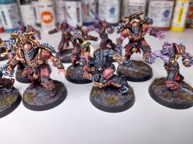 Chaos Khorne team - Blood Bowl