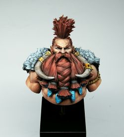 Dwarf Slayer - BlackCrow miniatures