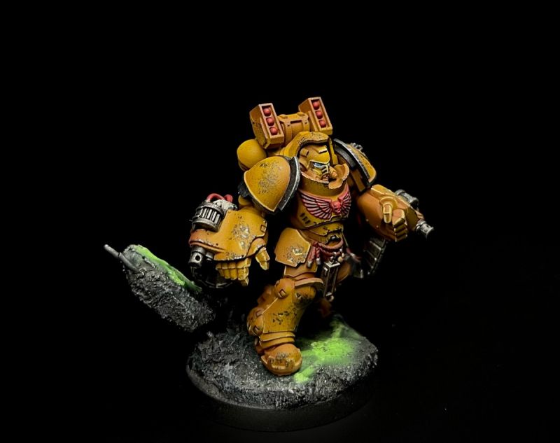 Imperial Fists in chaos ruins