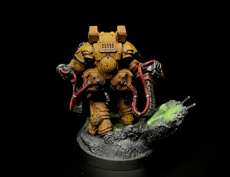 Imperial Fists in chaos ruins