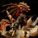 Dark Angel Primarch Lion El’Jonson VS World Eaters Daemon Primarch Angron