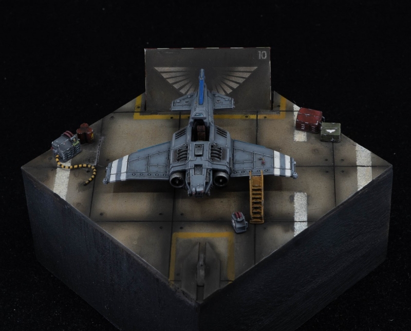 Epic Scale Thunderbolt Hanger Mini Diorama