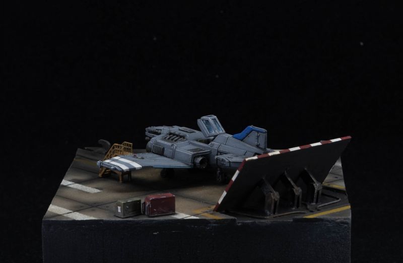 Epic Scale Thunderbolt Hanger Mini Diorama