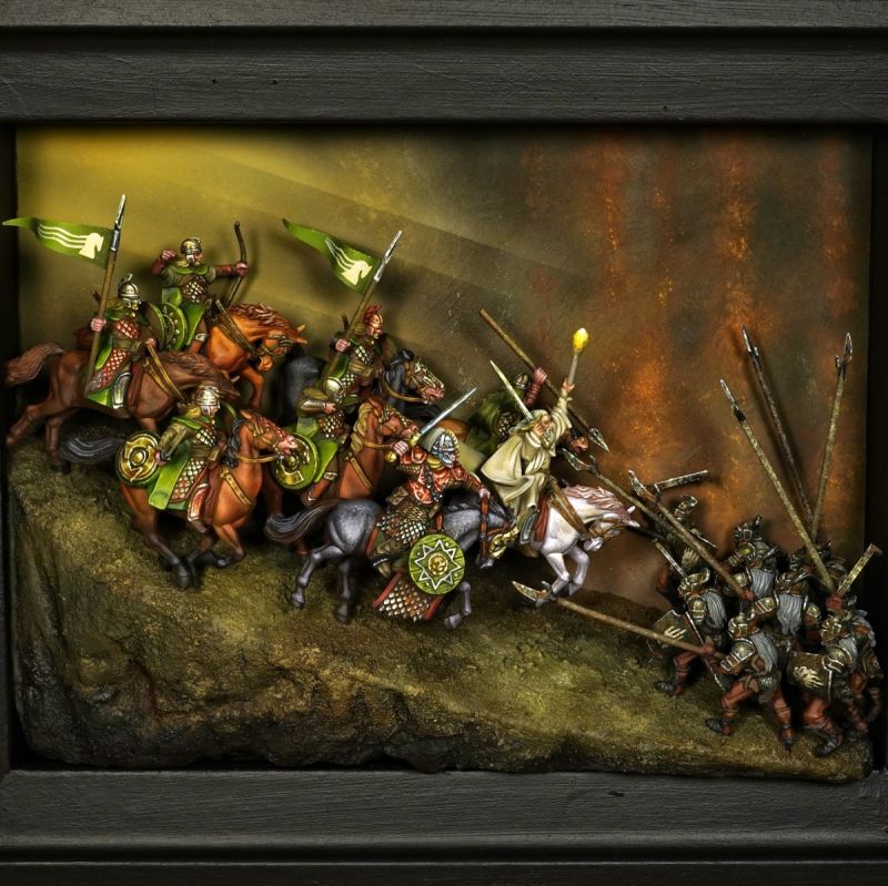 Rohirrim charge LOTR