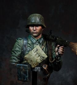 WWII Wehrmatch MG34 Gunner