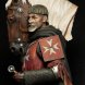 Hospitaller of St. John of Jerusalem 12th century Resin bust 200mm Pegaso models