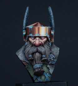 Gerd the General of the Copper pan Dwarf army