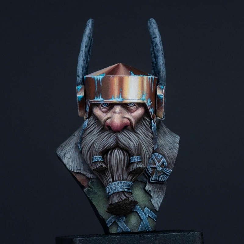 Gerd the General of the Copper pan Dwarf army