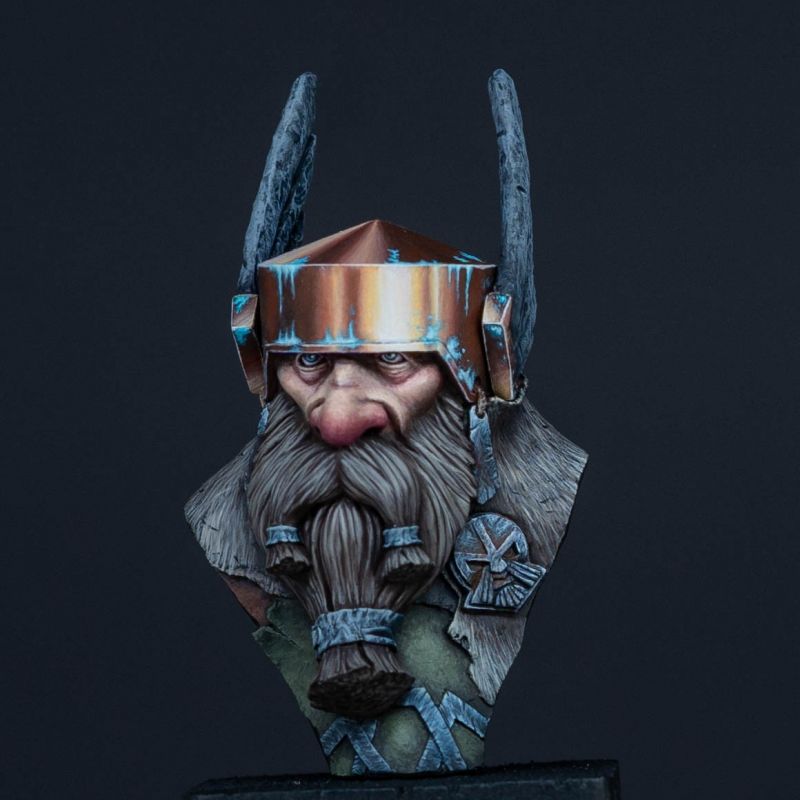 Gerd the General of the Copper pan Dwarf army