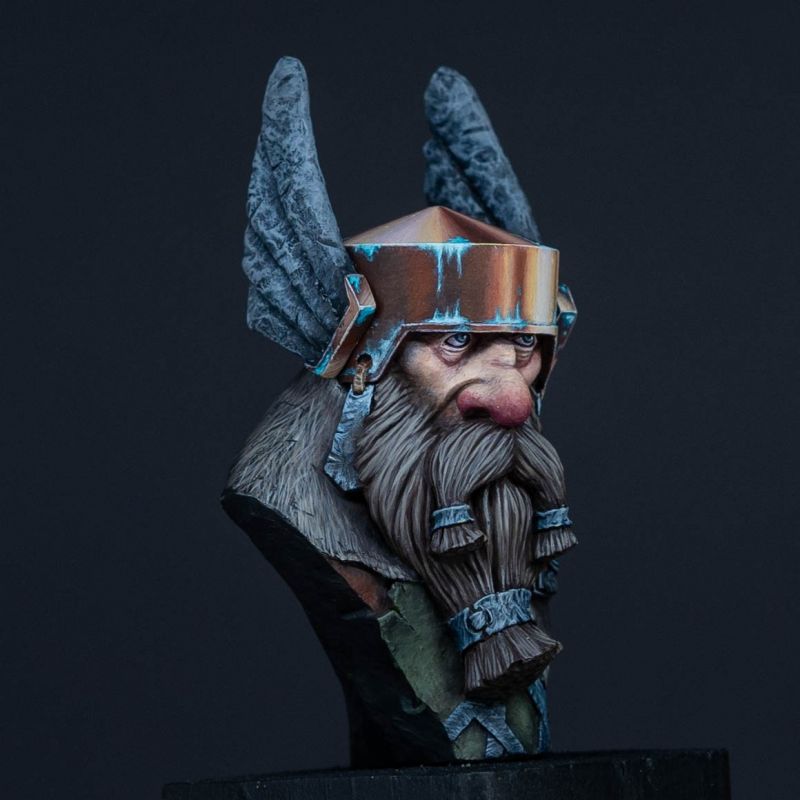 Gerd the General of the Copper pan Dwarf army