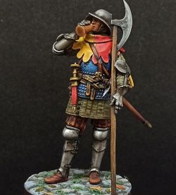 Medieval infantryman 14-15th century.