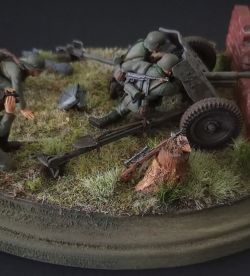 German Pak40 AT Gun