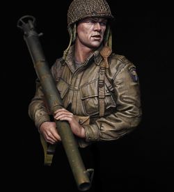 US 101st Airborne Carentan 1944 with M1A1 Bazooka