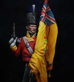 28th Foot Ensign Waterloo