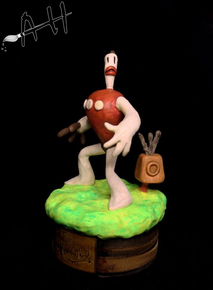 The Neverhood - Klaymen - Scale 90mm (2016) - Sculpted by me